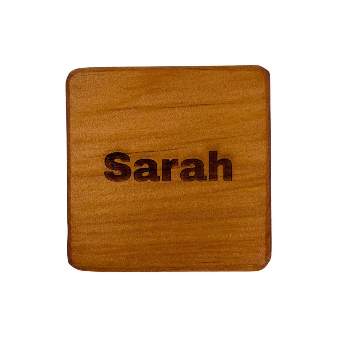 Personalised Tallowwood Coaster