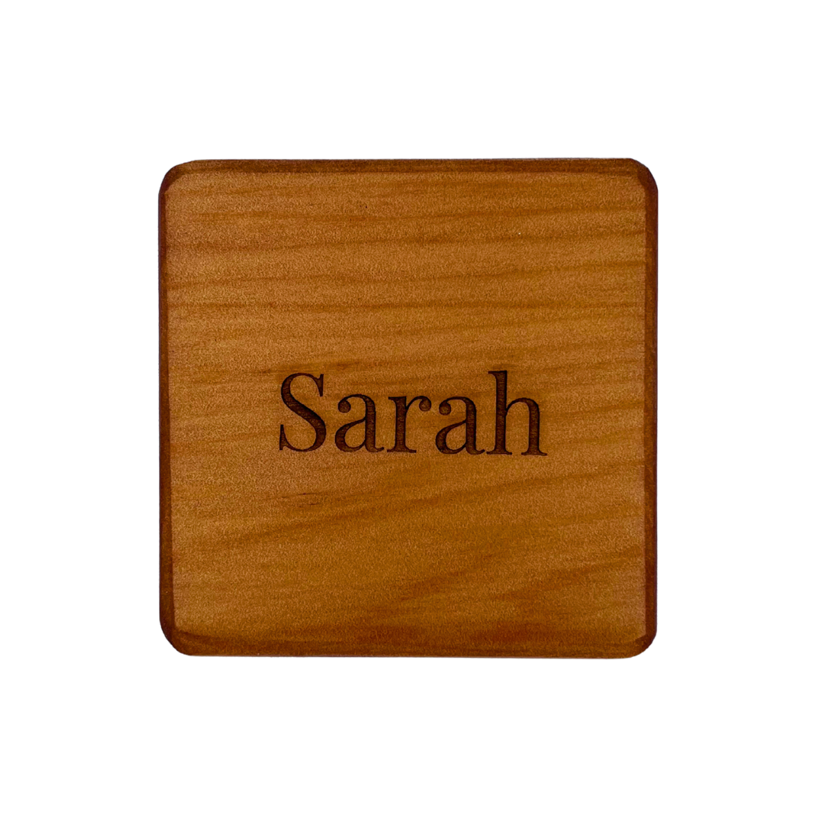 Personalised Tallowwood Coaster