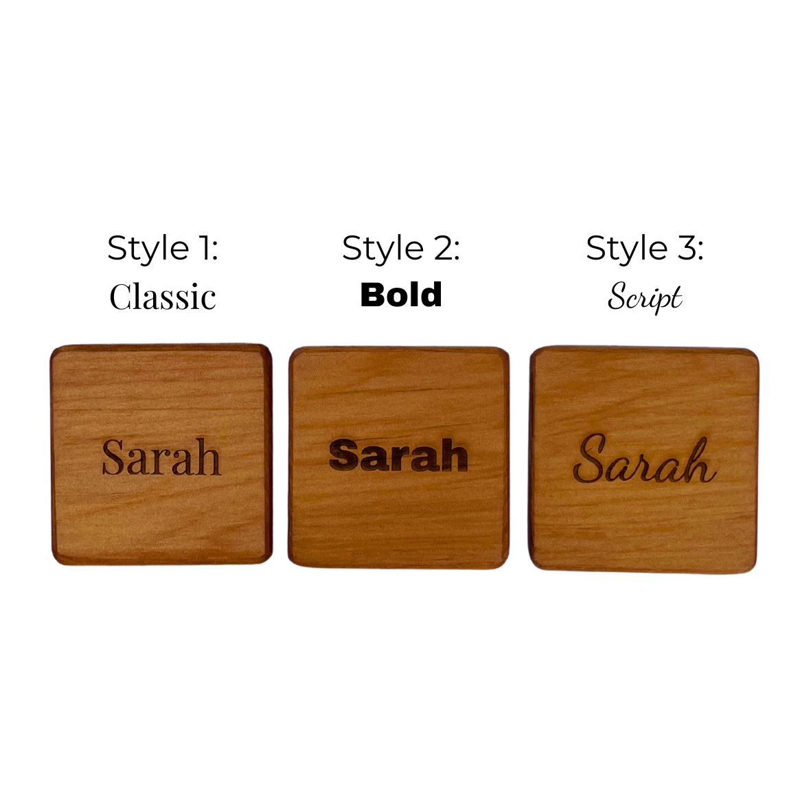 Personalised Tallowwood Coaster