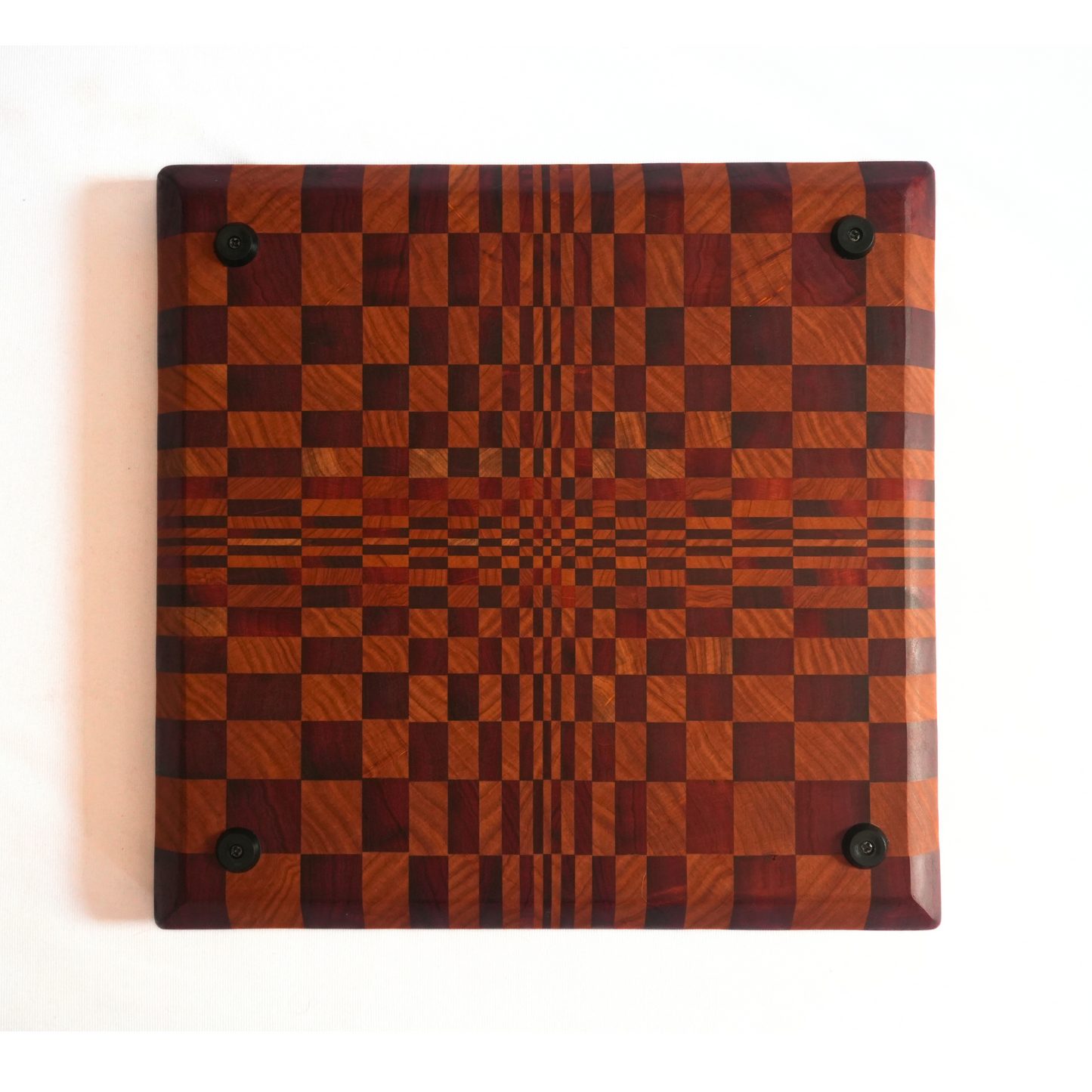 Optical Illusion End Grain Cutting Board