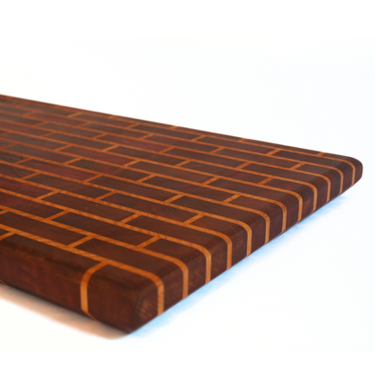 Brick Wall End Grain Cutting Board