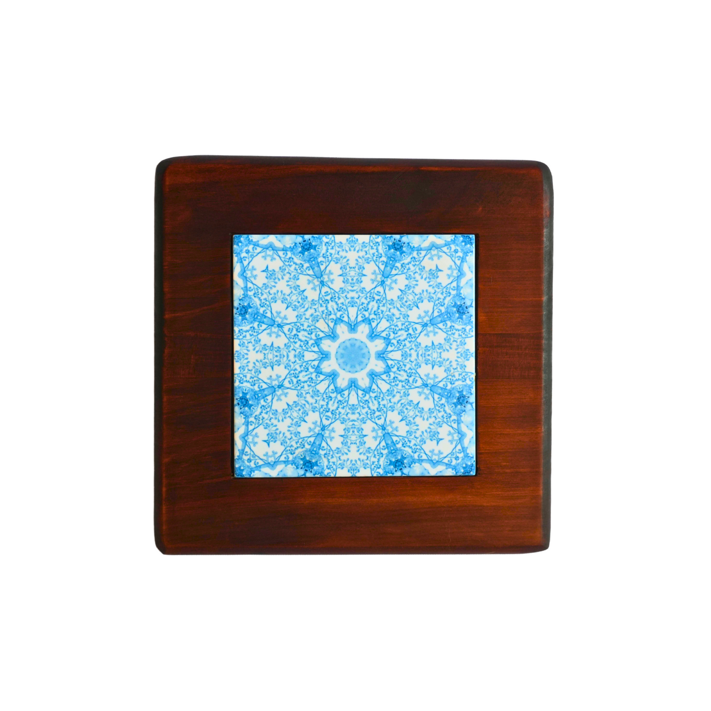 Aquamarine Mandala Trivet