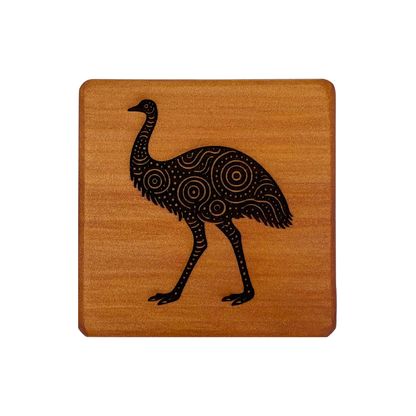 Aboriginal Art Inspired Animal Set of 4 Coasters – Wetland & Sky Animals