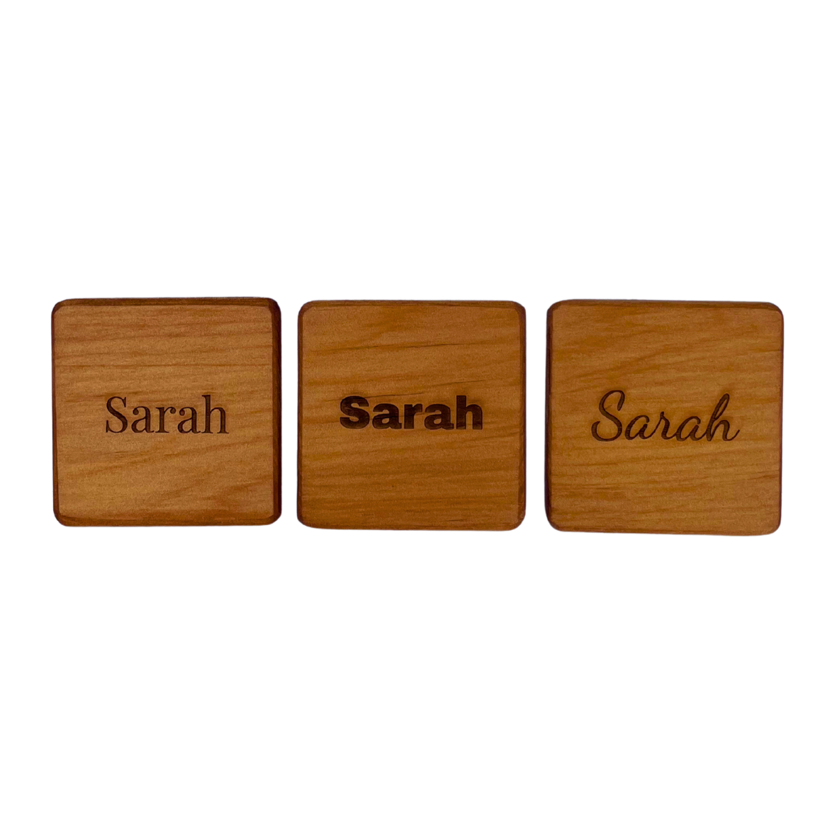Personalised Tallowwood Coaster