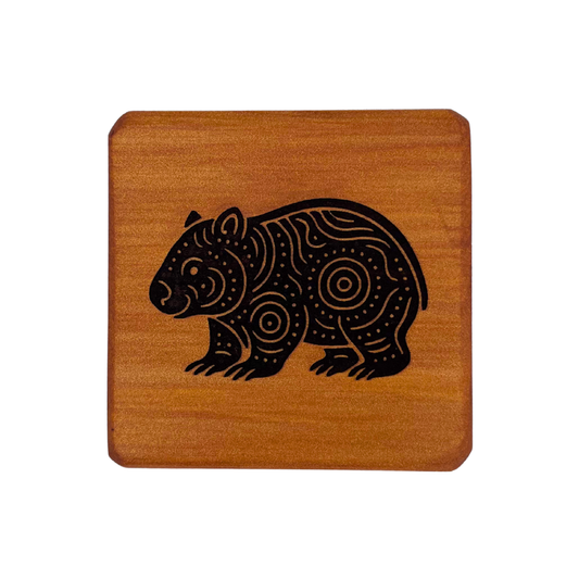 Aboriginal Art Inspired Animal Coaster